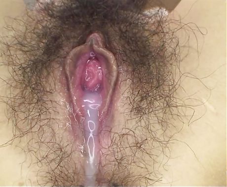 Breathtaking small tits asian gets cum in her tight hairy pussy